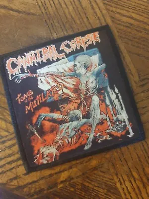 £5.99 • Buy CANNIBAL CORPSE TOMB OF THE MUTILATED  Band Rock DEATH SPEED Metal Sew On Patch