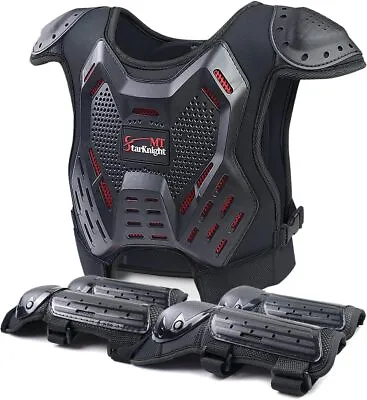 Youth Dirt Bike Gear Motorcycle Vest Chest Protector Snowboard Racing Gear Gifts • $51.82