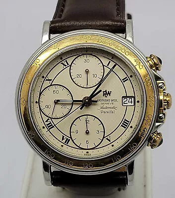 Raymond Weil Parsifal Automatic Chronograph 7789 Mens Watch 38mm • $599.99