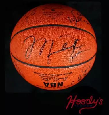 1991 Chicago Bulls Signed Spalding Ball Michael Jordan Pippen Jackson AUTO JSA • $2175