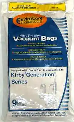 9 Vacuum Bags For Kirby G3 G4 G5 G6 Ultimate Diamond Sentria + 1 Kirby Belt  • $15.99