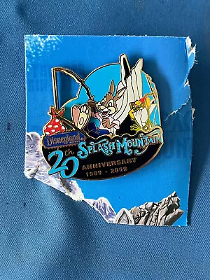 $79.99 • Buy SPLASH MOUNTAIN Disney Pin BRER RABBIT  20th ANNIVERSARY 2009 Mountains LE HTF