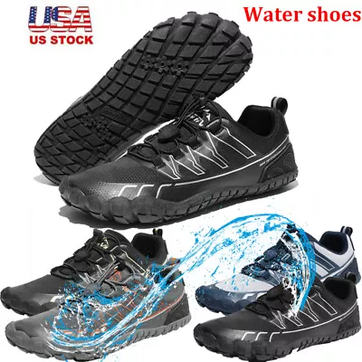 Men Water Shoes Barefoot Shoes Lightweight Swimming Walking Sport Aqua Shoes US • $13.99