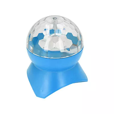(Blue) Portable Speaker Disco Ball With LED RGB Colorful Mini Music Mobile • £17.99