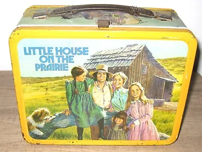 Vintage 1978 Little House On The Prairie Metal Lunchbox Lunch Box ONLY Clean • $52