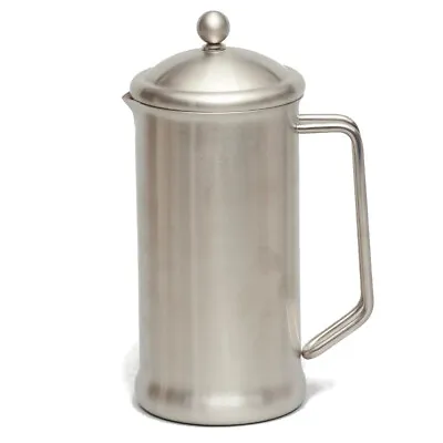 Chef-hub Stainless Steel Cafetiere - French Coffee Press Satin Finish • £15.99