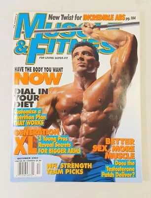 Muscle & Fitness Magazine October 1997 Vol 58 No 10 Incredible Abs Diet Body • $17