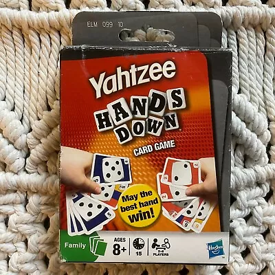 Yahtzee Hands Down Hasbro Gaming Family Card Game For Kids NEW Game Night • $9.99