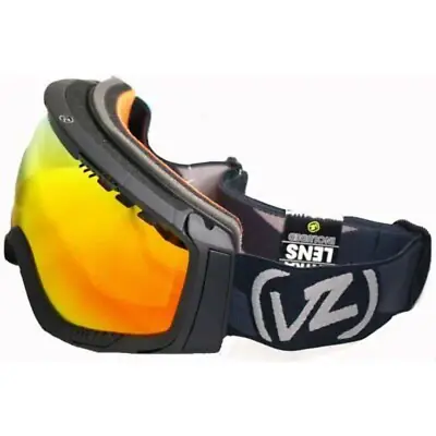 VonZipper Feenom Snow Goggle Black Satin Fire Chrome Von Zipper Goggles • $79.99