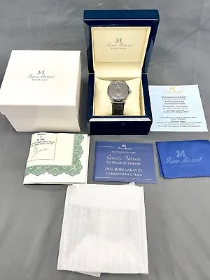 Jean Marcel Grand Guichet Power Reserve Swiss Made Watch Mens/womens 160-197-52 • $985