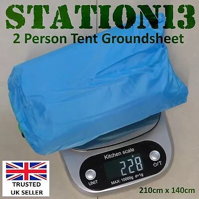 2 Person Tent Footprint  - Camping/Backpacking - 210cm X 140cm - 228g - HH 5000 • £18.99