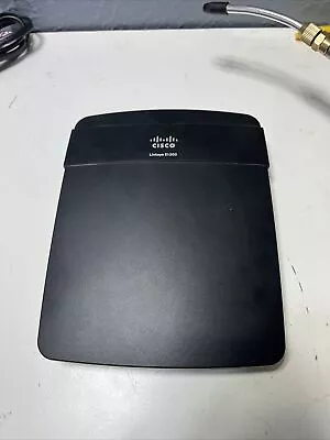 Cisco Linksys E1200 4-Port Gigabit Ethernet Dual-Band Wireless Router - UNTESTED • $9