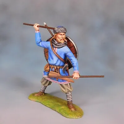 Action Figures Viking With Darts Collectible Miniature Painted 1/32scale 74mm • $74.90