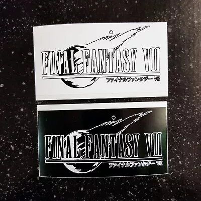 [4  X 2 ]  [Vinyl Bumper Sticker] - Final Fantasy VII 7 Logo - Playstation Retro • $4.95