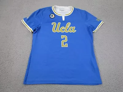 UCLA Bruins Jersey Womens L Blue Volleyball Under Armour Athletic Fit • $16