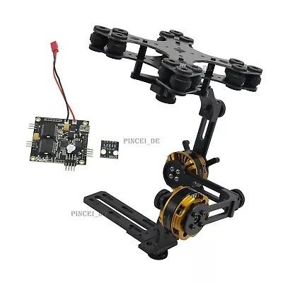 Aluminium Alloy Mini DSLR 2 Axis Brushless Gimbal Camera With Motor & Controller • $150