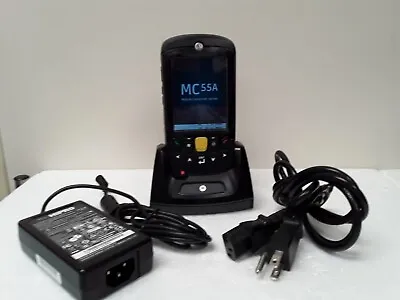 Motorola/Symbol MC55A0 Mobile Barcode Scanner W/ Cradle Charger CRD5500-1000 • $60