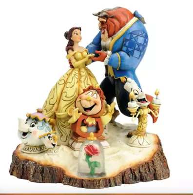 $74.56 • Buy Jim Shore Disney BEAUTY And The BEAST Carved By Heart Figurine Belle 4031487