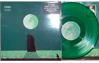 Mike Oldfield Crises Vinyl LP NEW SEALED Ltd #99/500 RARE Green Transparent 180G • £433.81