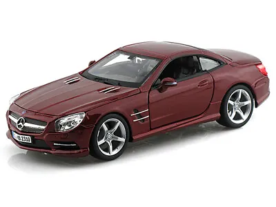 Mercedes-Benz SL500 Red Bburago 21067 1/24 Scale Diecast Model Toy Car • $19.84