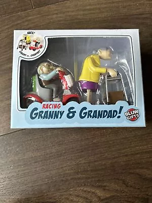 Wind Up Racing Granny And Grandad Toy Great Fun Gift And Novelty Joke- New • £11