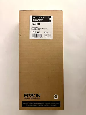 Epson T6428 Matte Black Sealed Ink Cartridge For Epson 7890 7900 And 9900 • $20