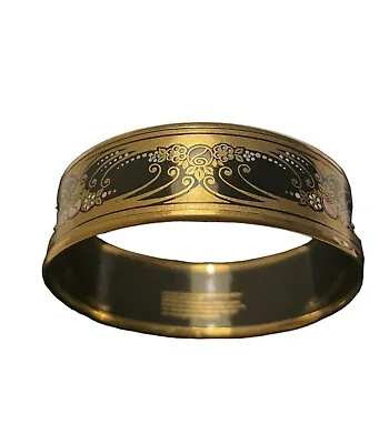 Michaela Frey Gold Plating Over Brass Enamel Bangle Bracelet  • $79.99