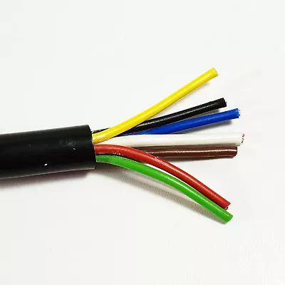 £17.99 • Buy 7 Core Multi Core 12N Towing Trailer Cable Caravan Auto Marine 12V - 16.5A Amps