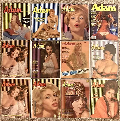 Lot #15 Of 12 Vintage Girlie Pinup Men’s Interest Magazines • $75