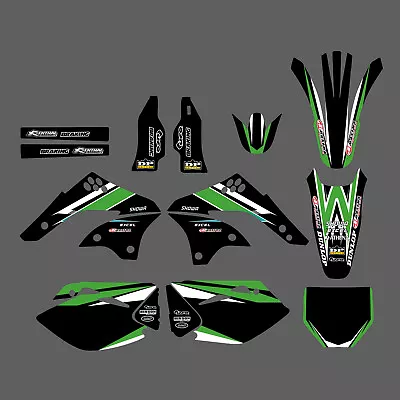 Motorcycle Vinyl Graphics Decals Sticker Kit For Kawasaki KX450F 2006-2008 • $80.29