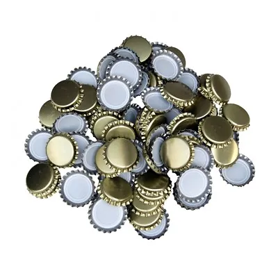 Crown Caps / Tops  For Beer Bottles 26mm - Pack Of 100  Large Choice Of Colours • £2.80