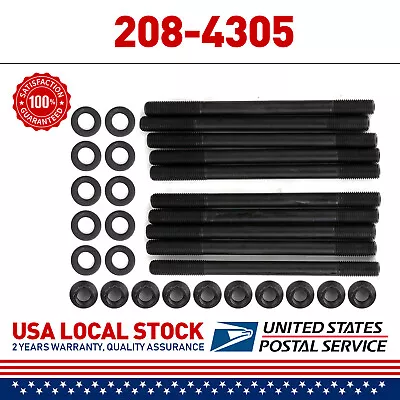 Cylinder Head Stud Kit Bolts Nuts  208-4305 For 1996-2000 D16Y7 D16Y8 US • $55.79