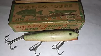 Vintage Creek Chub Fire Plug Darter  Fishing Lure W/ #2600 Box ¹⁰¹ • $0.01