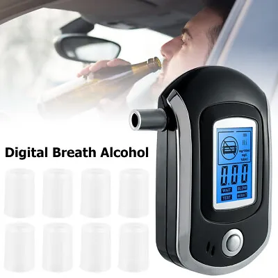 £9.09 • Buy Digital Breath Alcohol Tester Analyzer LCD Dispaly Breathalyzer Test Detector.ds