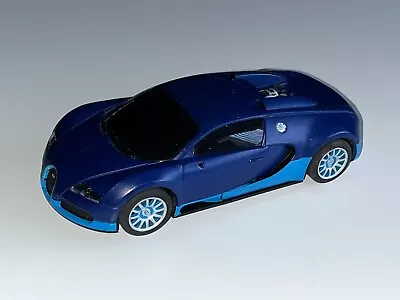 Scalextric Hornby Bugatti Veyron Matt Blue Gloss Light Blue Working Analogue • £10.99