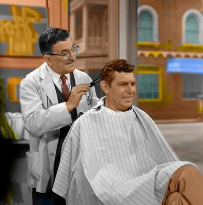 Floyds Barber Shop Mayberry RFD And Andy Color Print 8 X 10 • $8.99