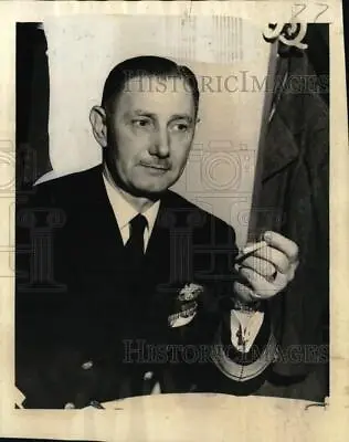 1956 Press Photo Admiral Gordon McLintock Of Merchant Marine Academy New York • $15.99