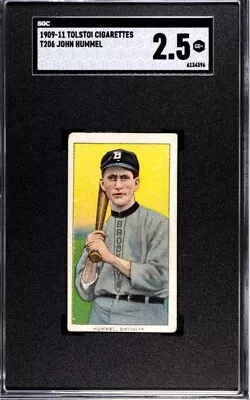 1909-11 T206 Tolstoi Cigarettes Hummel SGC 2.5 • $279