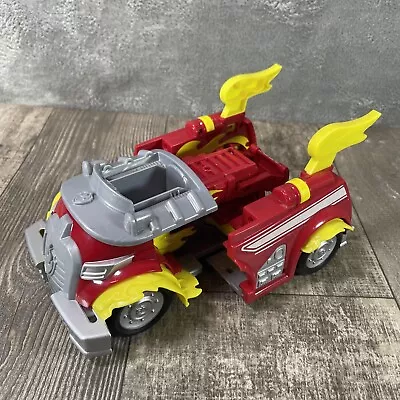 Paw Patrol Mighty Pups Super Paws Marshall’s Powered Up Fire Truck Transforming • $9.99