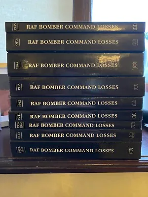 Set Of RAF Bomber Command Losses Of The Second World War Books. Volumes 1 - 9 • £299