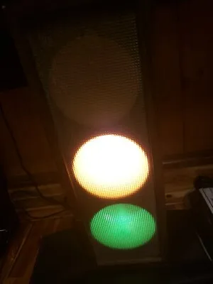  Vintage  Rare Traffic Light Decor/ Strobe Party Light. Collectors/psychedelic ! • $112.99