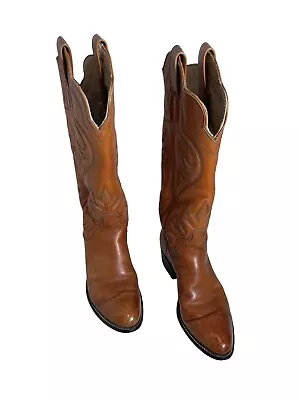 Handmade M.L.Leddy Women’s Boots  Size 6.5 A (narrow) 267/511 Leather Vintage • $114.99