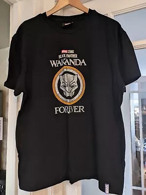 Marvel Black Panther T Shirt Size L • £8.50