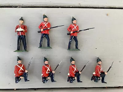 Vintage Britains Ltd. Soldiers (7) Essex Regiment Made In England About 1964 • $27