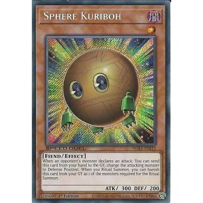 £1.94 • Buy Sphere Kuriboh Yu-Gi-Oh! SGX1-ENI12 1st Secret Rare