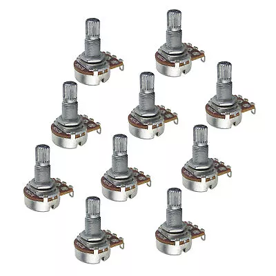 10PCS B250K Guitar Small Potentiometers Pots Volume Tone Control Linear Taper • $9.39