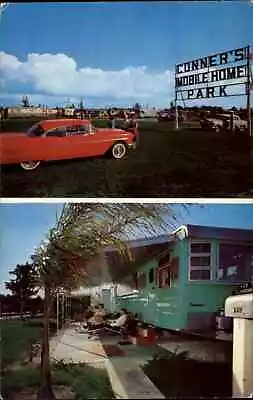 St Petersburg Florida FL Conner's Mobile Home Park Trailer Vintage Postcard • $8.29