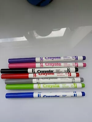 Crayola Felt Tip Pens. 7 Pens. Various Colours • £0.99