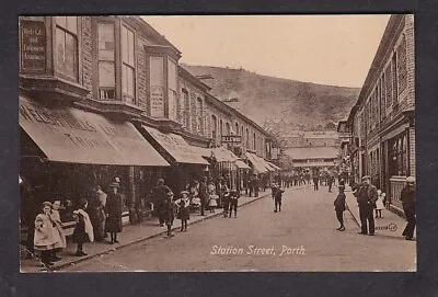 £14 • Buy Wales Glamorgan Pontypridd PORTH Station St Thomas & Evans Shop Used 1917
