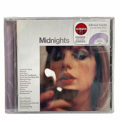 Taylor Swift Midnights Lavender Edition CD 3 Bonus Tracks New T • $6.29
